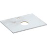 Столешница CERSANIT STONE AURA из керамогранита 60x45x2 светло-серый сатиновый 63857