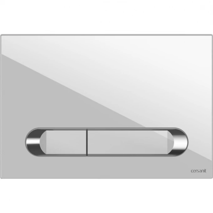 Кнопка CERSANIT ESTETICA для LINK PRO/VECTOR/LINK/HI-TEC пластик хром глянцевый 64110