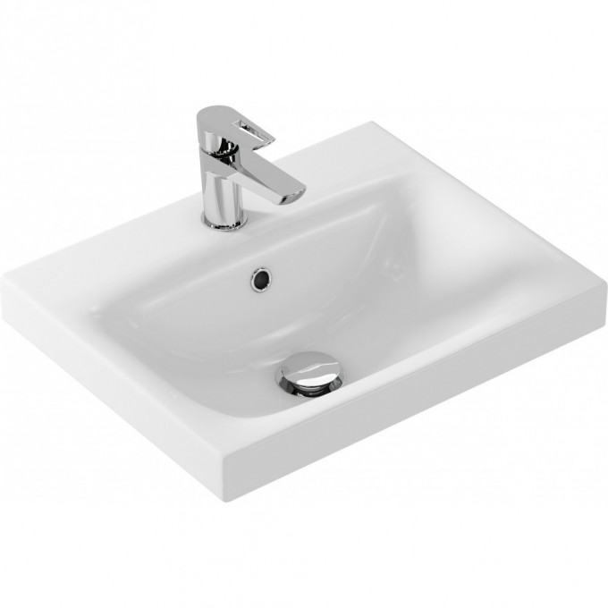 Раковина CERSANIT мебельная MODUO 50 1 отверстие P-UM-MOD50/1 Раковина CERSANIT мебельная MODUO 50 1 отверстие P-UM-MOD50/1