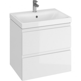 Тумба CERSANIT под раковину подвесная MODUO 80 для MODUO SLIM 80 узкая белый Тумба CERSANIT под раковину подвесная MODUO 80 для MODUO SLIM 80 узкая белый