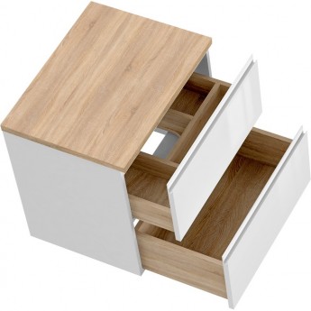 Тумба CERSANIT под раковину для устройства под столешницу подвесная MODUO 60 для MODUO 60 белый Тумба CERSANIT под раковину для устройства под столешницу подвесная MODUO 60 для MODUO 60 белый